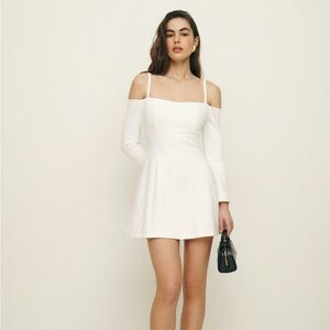 Reformation Donatella Knit Dress - White
